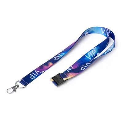 Lanyard de poliéster Trenet sublimación con cierre seguridad personalizable