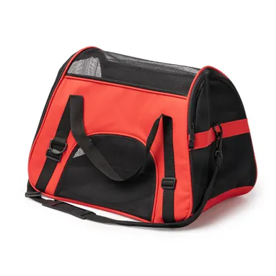 Mochila para mascotas de RPET con rejillas personalizable