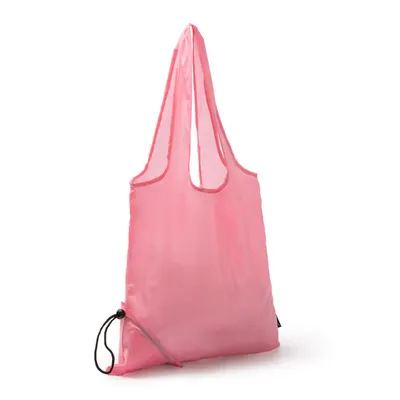 Bolsa plegable de RPET Lezox 190T con cordón personalizable