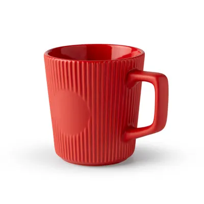 Taza de cerámica mate Buks ribeteada 320 ml personalizable