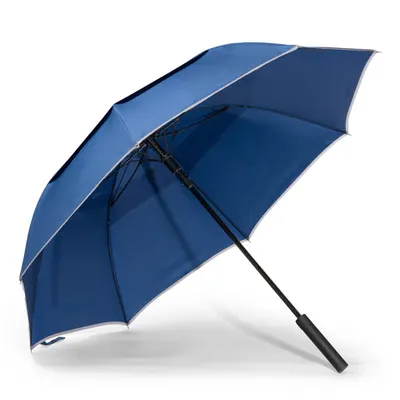 Paraguas de RPET Linz con banda reflectante ventilado personalizable