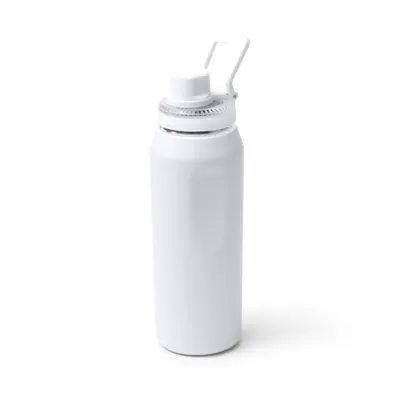 Bidón térmico de acero reciclado Gerald 600 ml tapa tritán personalizable