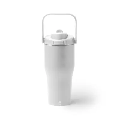 Bidón térmico de acero Mapet 550 ml pajita abatible personalizable