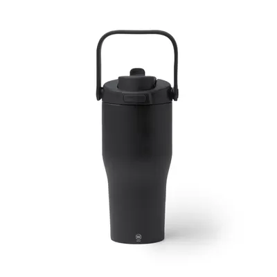Bidón térmico de acero Mapet 550 ml pajita abatible personalizable