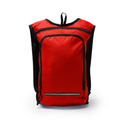 Mochila de RPET Fischer 600D con salida para manguera personalizable