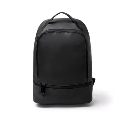 Mochila antirrobo de polipiel Derick con rejilla interior personalizable