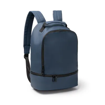 Mochila antirrobo de polipiel Derick con rejilla interior personalizable
