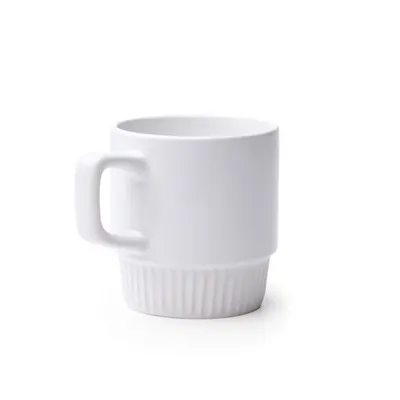 Taza de cerámica Cortina sublimación base biselada 350 ml personalizable