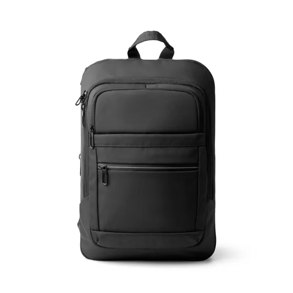 Mochila ejecutiva extensible de nylon Jensen 900D en negro de nylon 900D, vista frontal