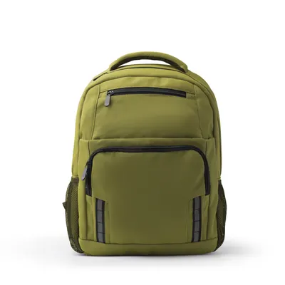 Mochila portátil Conely 15 pulgadas RPET 300D reflectante personalizable