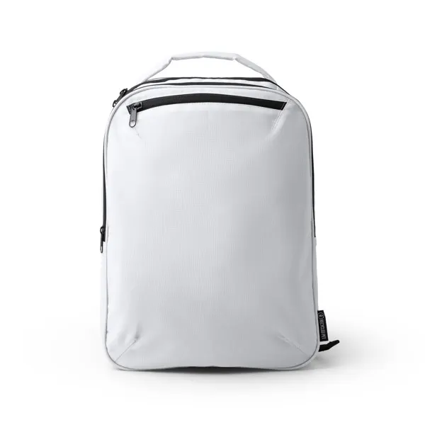 Mochila portátil Gravel 14 pulgadas RPET 300D ripstop en blanco de poliéster reciclado RPET 300D ripstop, vista frontal