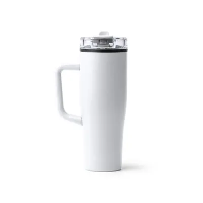 Taza doble pared de acero y PP Mansel con pajita 900 ml personalizable