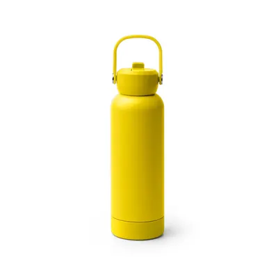 Bidón de acero reciclado Midgar con pajita 730 ml personalizable