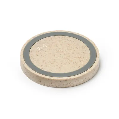 Base de carga inalámbrica 5 W fibra de trigo personalizable