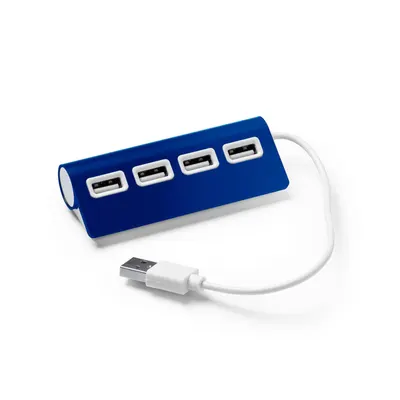 Hub USB Plerion 4 en 1 aluminio personalizable