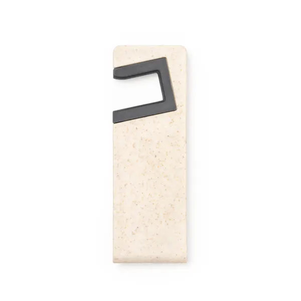 Soporte plegable Bawen para móvil fibra de trigo en crudo de fibra de trigo, vista frontal