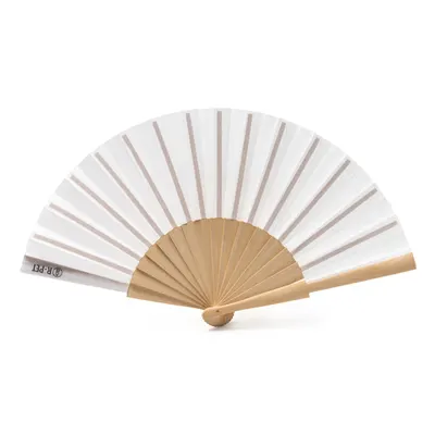 Abanico madera y tela RPET personalizable