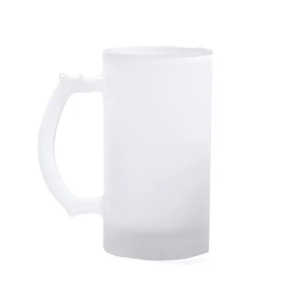 Jarra de cristal Adaya efecto hielo sublimación 500 ml en transparente de cristal, vista frontal