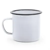 Taza metálica lacada estilo retro Anon 360 ml de metálica, detalle 2