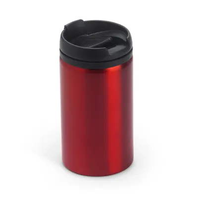 Vaso acero inoxidable con tapa PP 290 ml personalizable