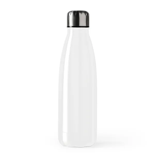 Bidón de acero inoxidable 304 Alpinia 700 ml en blanco de acero inoxidable, vista frontal