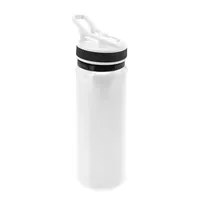 Bidón de aluminio Chito 680 ml boquilla retráctil de aluminio y PP, vista frontal