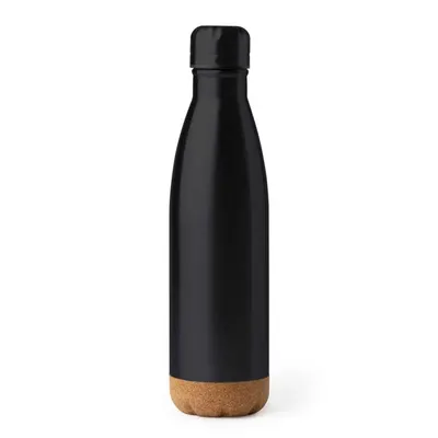 Bidón térmico de acero Kale 520 ml base de corcho personalizable