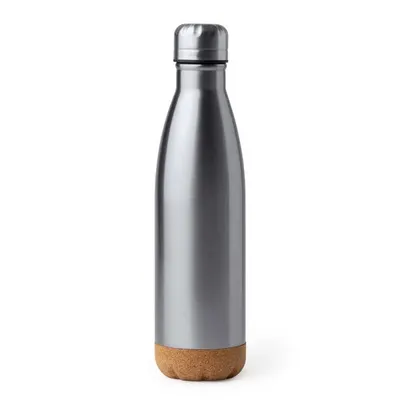 Bidón térmico acero 520 ml base de corcho personalizable