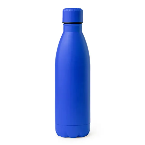 Bidón de acero 304 mate Tarek 790 ml en royal de acero inoxidable, vista frontal