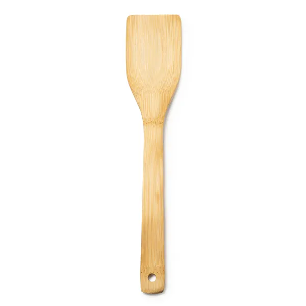 Espátula de cocina de bambú Baru en bambu de bambú natural, vista frontal