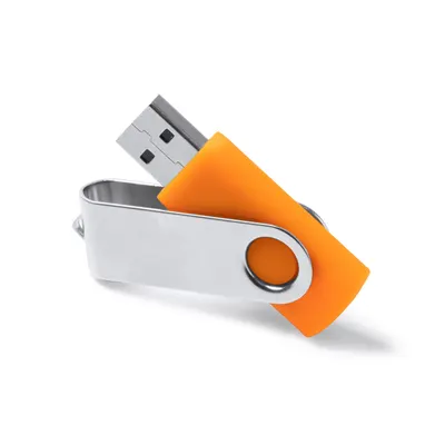 Memoria USB Marvin 2.0 ABS clip giratorio personalizable