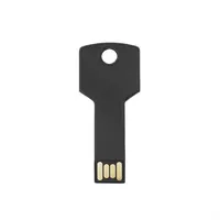 Memoria USB Cylon 2.0 aluminio forma de llave 16 GB de aluminio, vista lateral