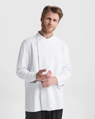 Chaqueta de cocina cruzada transpirable Dabiz 150 g unisex personalizable