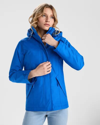 Parka mujer acolchada poliéster reciclado 400 g personalizable