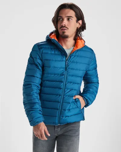 Chaqueta acolchada con capucha 290 g personalizable