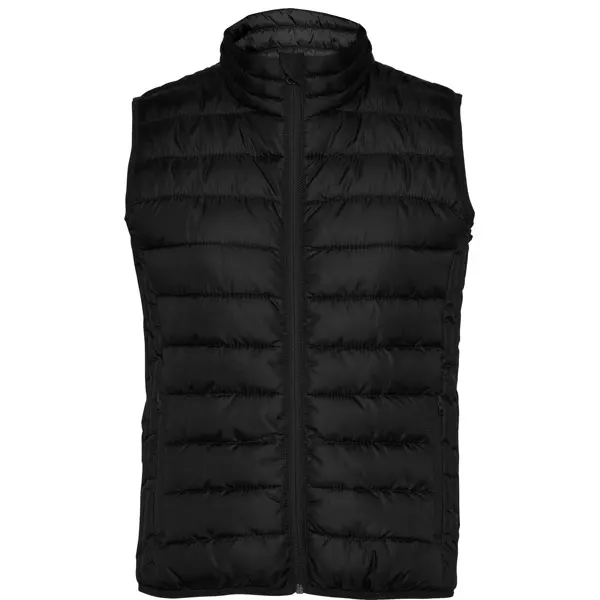 Chaleco acolchado repelente al agua Oslo 290 g mujer en negro de exterior: 100% poliéster, 300T, vista frontal