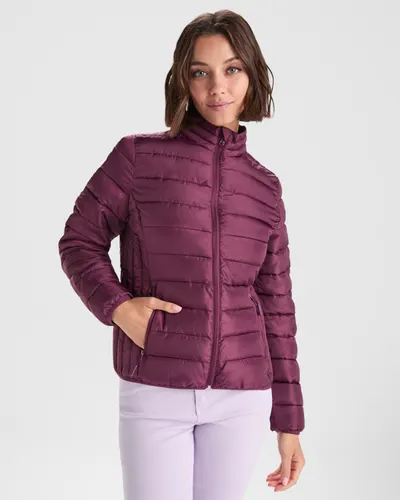 Chaqueta mujer acolchada cremallera inversa 290 g personalizable