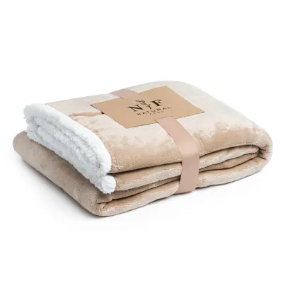 Manta polar estilo Sherpa 380 g/m² personalizable