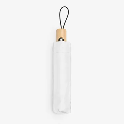 Paraguas automático Nauro 100 cm con mango de madera personalizable
