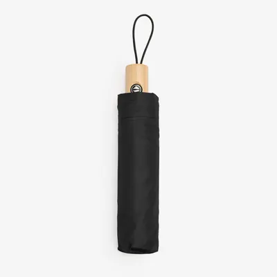 Paraguas automático Nauro 100 cm con mango de madera personalizable