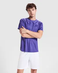 Camiseta técnica ranglán espalda mesh Monaco 140 g de tejido delantero: 100% poliéster, vista frontal
