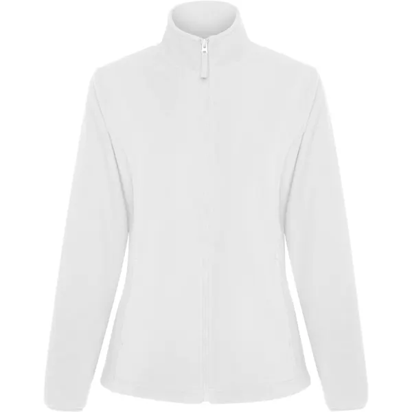 Polar bolsillos de cremallera New Artic 300 g mujer en blanco de 100% poliéster polar, 300 g/m², vista frontal