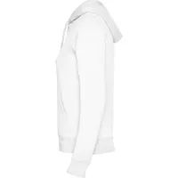 Sudadera capucha cremallera metálica Veleta 280 g mujer de 50% algodón / 50% poliéster, felpa perchada, detalle 2
