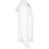 Sudadera capucha cremallera metálica Veleta 280 g mujer de 50% algodón / 50% poliéster, felpa perchada, detalle 3