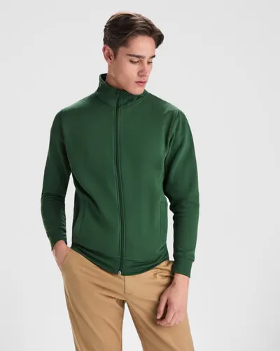 Sudadera cuello alto cremallera frontal 280 g personalizable