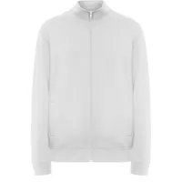 Sudadera cuello alto cremallera frontal Ulan 280 g de 50% algodón / 50% poliéster, felpa perchada, vista lateral