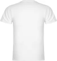 Camiseta cuello pico de algodón Samoyedo 155 g de 100% algodón, punto liso, 155 g/m², detalle 1