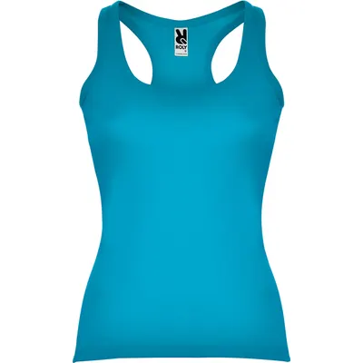 Camiseta tirantes canalé de algodón Carolina 220 g personalizable