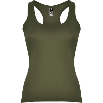 Camiseta tirantes canalé de algodón Carolina 220 g personalizable