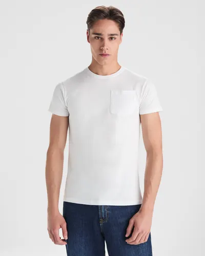 Camiseta algodón 160 g con bolsillo en pecho personalizable
